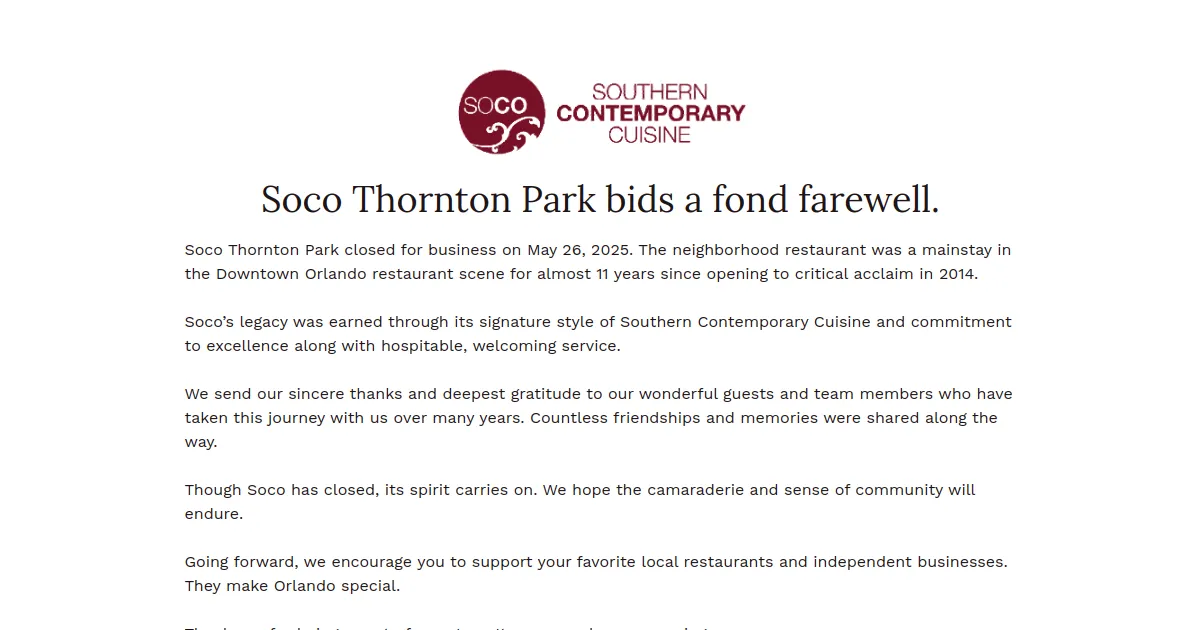 Soco Thornton Park photo